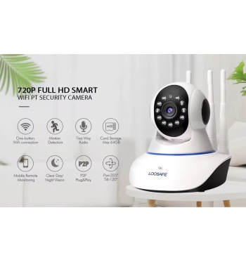 Loosafe 1080P Wireless Automatic Tracking Smart Home Night Vision Cctv Camera System