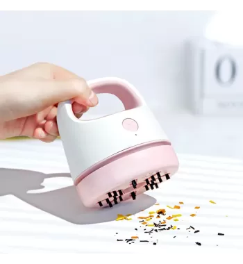 Mini Portable USB Rechargeable Vacuum Cleaner For Table Top Desktop PC or Laptop