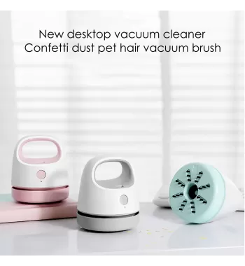 Mini Portable USB Rechargeable Vacuum Cleaner For Table Top Desktop PC or Laptop