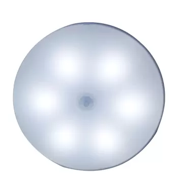 USB Charge Motion Sensor Round LED  Energy Saving Cabinet/Wall Night Light