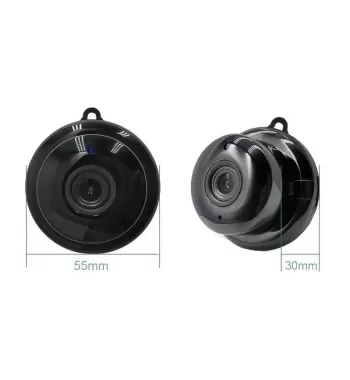 Motion Detect Night Vision Spy Mini WIFI 180-Degrees CCTV Camera