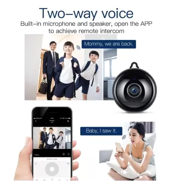 V380 IP Wifi network Mini HD 1080P smart Home Security Wireless CCTV camera with Infrared Night Vision