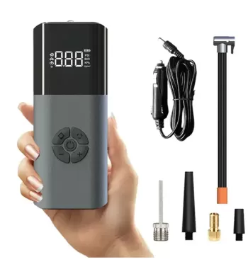 Nexest Mini Tire Inflator Electric Pump For Car, Motorbike, Bicycle , etc