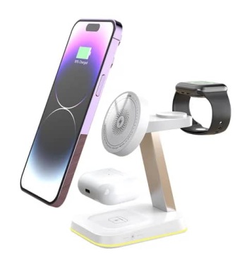 3 in 1 wireless charger other consumer electronics wireless wholesale electronic wireless charger for watch airpods and phones
