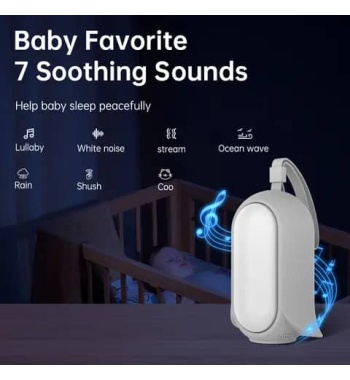 2024 baby soother toy other consumer electronics cute orange penguin nightlight and lullaby soother baby white noise sound machi
