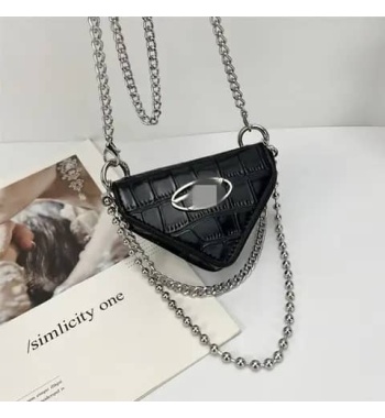 Fashions Mini Crossbody Bag For Women Designer Triangle Purses And Handbags Female Small Chain Shoulder Bags