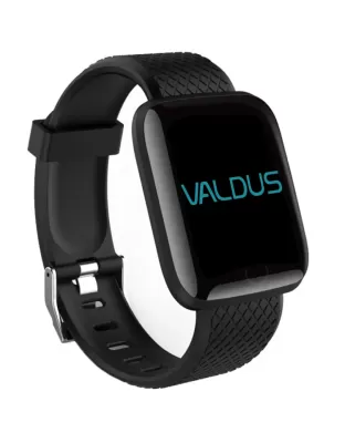 VALDUS Smartwatch: Fitness Tracker with Heart Rate, 4-Day Battery &amp; Touch Screen | Android &amp; iOS Compatible