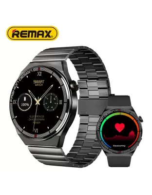 Remax Smartwatch: IP68 Waterproof, Stainless Steel, Fitness &amp; Health Tracking (3-5 Day Battery)