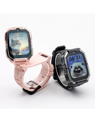 SANVNET Kids Smart Watch - 4G Video Call, IP67 Waterproof, GPS Tracker &amp; SOS Alarm - Fun &amp; Safe Communication for Children